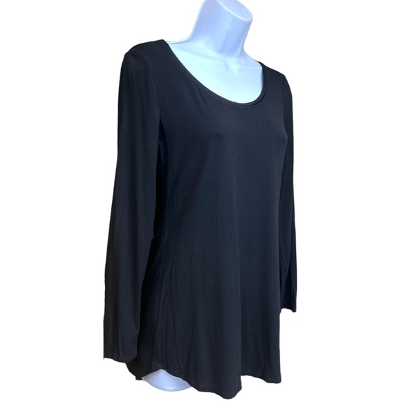 SzXXS White House Black Market Long Sleeve Boat Neck Tunic Black - Picture 3 of 6